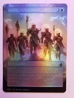 Anointed Procession FOIL (MISCUT) Proxy Playtest Card with Custom Fantasy Art - Image 3