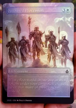 Anointed Procession FOIL (MISCUT) Proxy Playtest Card with Custom Fantasy Art - Image 4
