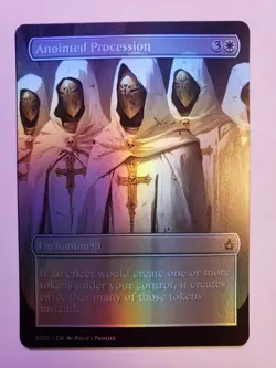 Anointed Procession FOIL (MISCUT) Proxy Playtest Card with Fantasy Custom Art - Image 4
