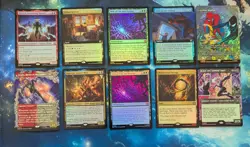 Magic The Gathering Spider-Man Marvel 10 Card Foil Lot Unplayed Mtg - Image 1