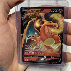 CHARIZARD V 018/159 Crown Zenith Holo Ultra Rare Pokemon TCG Near Mint NM Card - Image 2