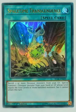 Yugioh Spacetime Transcendence BLLR-EN029 Ultra Rare 1st Edition - Image 1