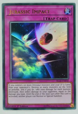Yugioh Jurassic Impact BLLR-EN030 Ultra Rare 1st Edition - Image 1
