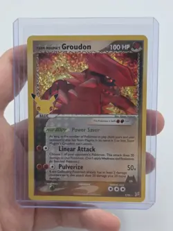 Groudon 9/95 2021 Celebrations Classic Collection Pokemon Card Holo Rare - Nm - Image 1