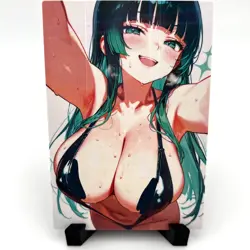 Sexy Hot Anime Waifu Girl Doujin Lewd Goddess Story Holographic ACG Art Card - Image 1