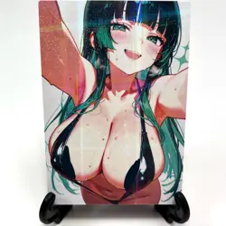 Sexy Hot Anime Waifu Girl Doujin Lewd Goddess Story Holographic ACG Art Card - Image 2
