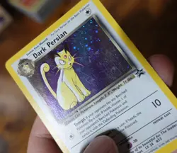 Dark Persian No HP Error Misprint Promo 17 Black Star Pokemon Card Holo PL/DMG - Image 3