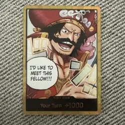 One Piece Gol.D.Roger GOLD DON!! Card (OP-13) English - Image 1