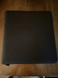 Rayvol Trading Card Binder 12 Pocket 1104 Cards Storage Album Black - Image 1
