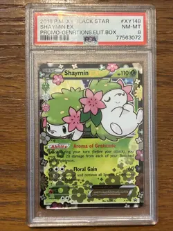 Pokemon TCG Shaymin EX Black Star Promo Card XY #148 Holo - Image 1