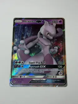 Mewtwo GX 31/68 Hidden Fates Ultra Rare English Pokemon Card TCG MP - Image 1