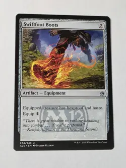 Swiftfoot Boots - Masters 25 - M25 - Near Mint - MTG - Image 1
