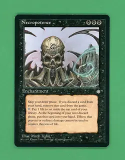 Magic The Gathering MTG Necropotence (Ice Age) - Image 1