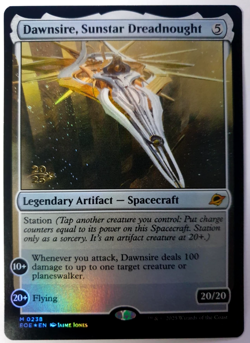 Dawnsire, Sunstar Dreadnought - FOIL Promo - MTG Edge of Eternities - 0238 NM - Image 1