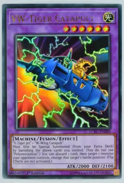 Yugioh! VW-Tiger Catapult LCKC-EN060 Ultra Rare 1st Edition - Image 1