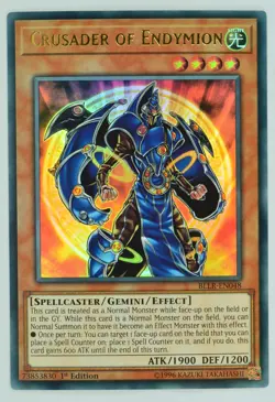 Yugioh Crusader of Endymion BLLR-EN048 Ultra Rare 1st Edition - Image 1