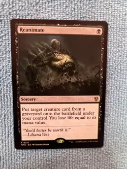 Reanimate 0137 Non Foil Rare Murders at Karlov Manor MTG NM - Image 1