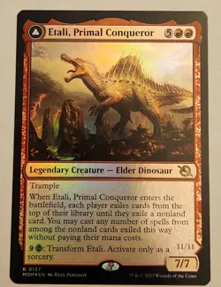 Etali, Primal Conqueror MOM #137 Rare Foil NM+ - Image 1