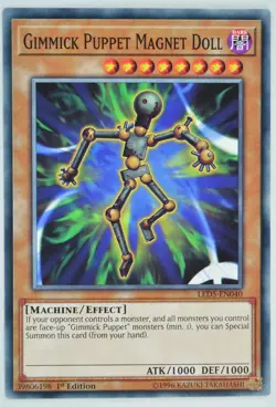 Yugioh Gimmick Puppet Magnet Doll LED5-EN040 Common 1st Edition - Image 1