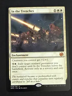 1x In the Trenches (8) The Brothers' War LP MTG Magic the Gathering x1 MKE - Image 1