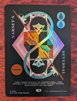 Narset's Reversal 0014 Near Mint NM FOIL SLC Secret Lair Encyclopedia Magic MTG - Image 1