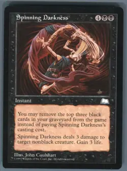 Magic the Gathering MTG Weatherlight Spinning Darkness # Buy 2 Get 1 - Image 1