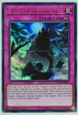 Yugioh! Castle of Dragon Souls LCKC-EN051 Ultra Rare 1st Edition - Image 1