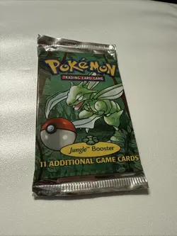 1999 Pokemon Jungle Booster Pack Sealed Scyther 21 Grams HeavyU LightU - Image 4