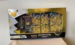 Pokemon Celebrations 25th Anniversary Pikachu V-union Premium Playmat Collection 820650809897 - Image 1