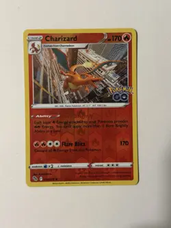 Pokemon TCG Charizard 10/78 Pokemon Go Reverse Holo - Near Mint/Mint! - Image 1