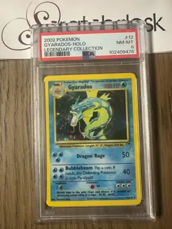 PSA 8 - Pokemon GYARADOS 12/110 - LEGENDARY COLLECTION - HOLO FOIL Rare - Image 1