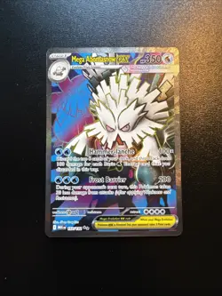 FREE SHIPPING Pokemon TCG Mega Evolution Mega Abomasnow EX 157/132 Full Art NM - Image 1