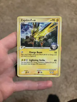 Pokemon Arceus Zapdos G 12/99 Holo Rare Card Moderately Played - Image 1