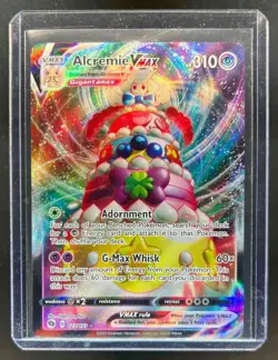 2020 Pokemon SWSH Champion's Path Alcremie VM Holo Full Art #023/073 - Image 1