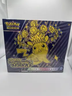 Pokemon Surging Sparks ETB 💎 Brand New 💎 Damaged Shrink Wrap Only - Image 1
