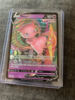 Pokemon TCG Mew V Fusion Strike 113/264 Holo Ultra Rare - Image 1