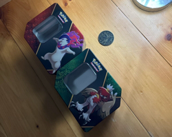 Pokemon Divergent Powers Tin Set Of 2 Tins Typhlosion & Decidueye V + PokeCoin - Image 3