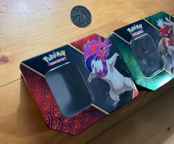 Pokemon Divergent Powers Tin Set Of 2 Tins Typhlosion & Decidueye V + PokeCoin - Image 4