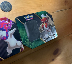 Pokemon Divergent Powers Tin Set Of 2 Tins Typhlosion & Decidueye V + PokeCoin - Image 5
