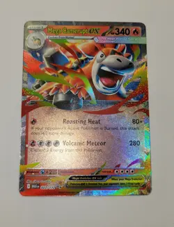 Pokemon Mega Camerupt ex 022/132 Base Set Mega Evolutions Double Rare - Image 2