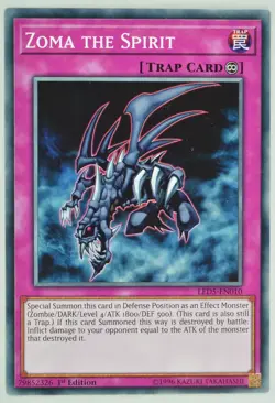 Yugioh Zoma the Spirit LED5-EN010 Common 1st Edition - Image 1
