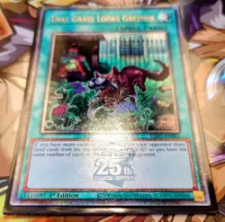 That Grass Looks Greener (Quarter Century Secret Rare) - RA03-EN063 - Yu-Gi-Oh - Image 2