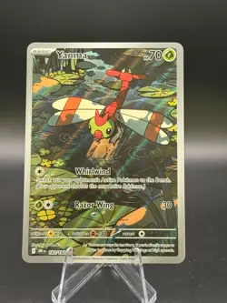 Yanma 183/182 Pokemon TCG Destined Rivals Illustration Rare PACK FRESH NM - Image 1