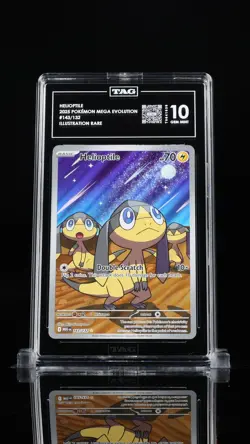Pokemon Mega Evolution HELIOPTILE 143/132 Illustration Rare TAG 10 - Image 1