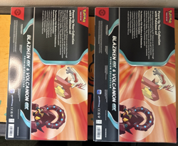 Blaziken & Volcanion ex Premium Collection AMAZON Exclusive Pokemon TCG Lot Of 2 - Image 4