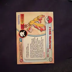 2000 Topps Pokemon Series 3 #146 Moltres TV Animation Edition Blue NM - Image 2