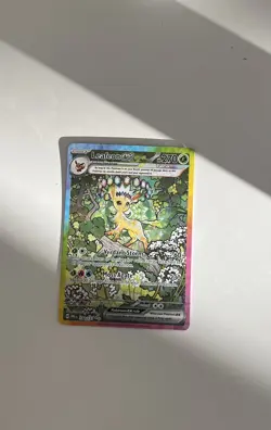 BRAND NEW 2025 Pokemon Prismatic Evolutions Leafeon EX SIR 144/131 sv - Image 4