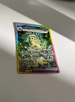 BRAND NEW 2025 Pokemon Prismatic Evolutions Leafeon EX SIR 144/131 sv - Image 5