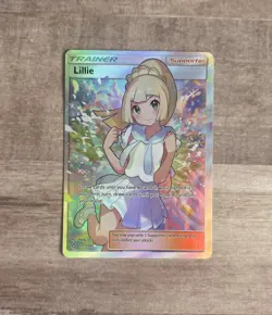 Lillie Full Art Pokemon Pokemon Sun and Moon Ultra Prism 151/156 - read desc - Image 1