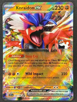 Pokemon Koraidon ex Prize Pack 125/198 SVI Scarlet & Violet NM - Image 1